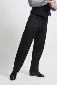 Mens Tailored Zip Up Trousers