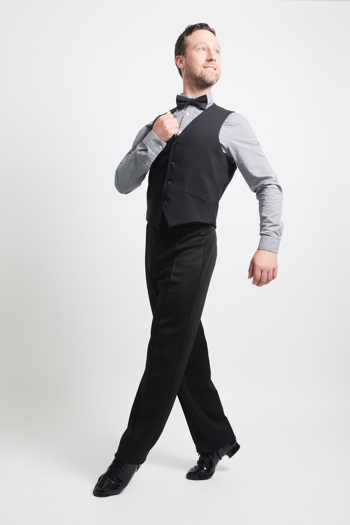 Mens Tailored Zip Up Trousers