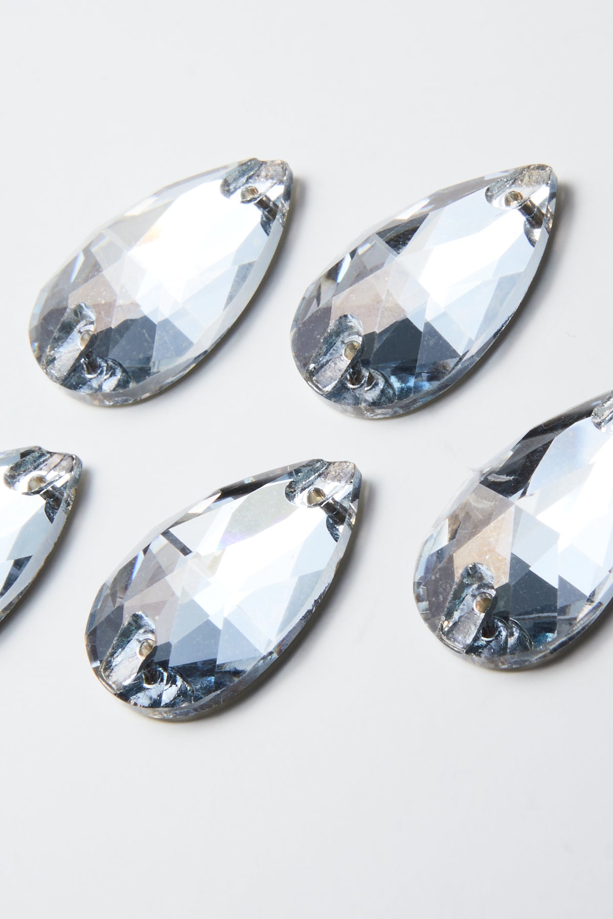 Silver Grey Teardrop