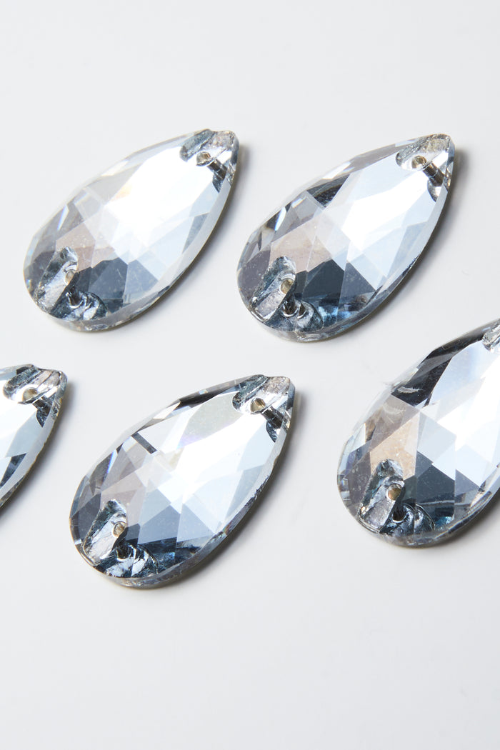 Silver Grey Teardrop