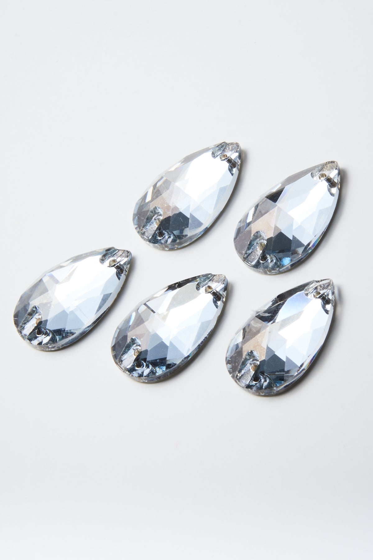 Silver Grey Teardrop