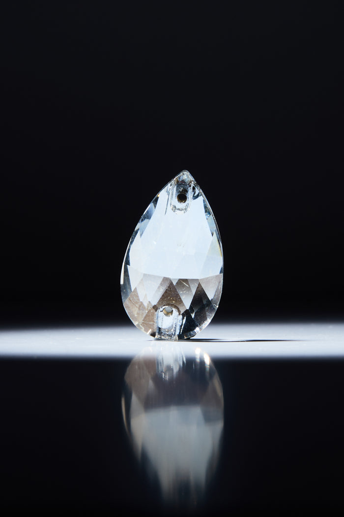 Silver Grey Teardrop