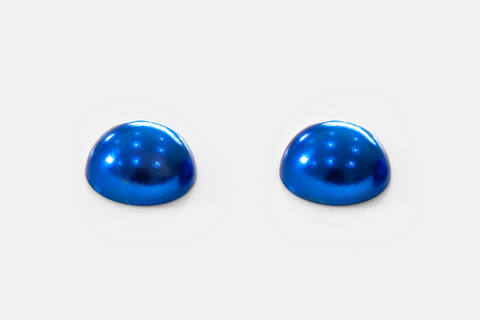 Baby Blue Half Round Pearls - PRE ORDER