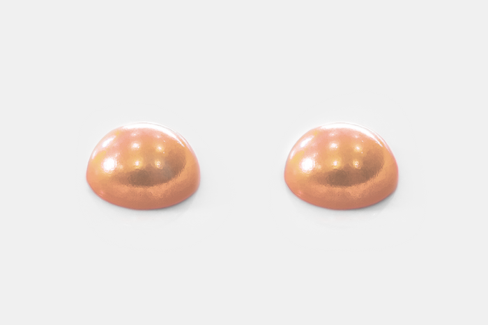 Champagne Half Round Pearls - PRE ORDER