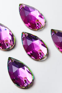 Iridecent Rose Teardrop