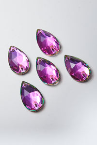 Iridecent Rose Teardrop