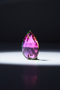 Iridecent Rose Teardrop