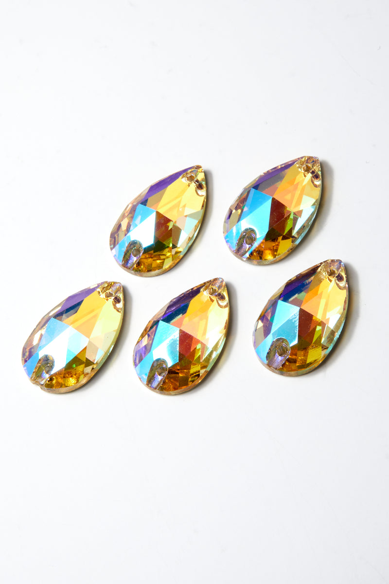 Silk White Teardrop