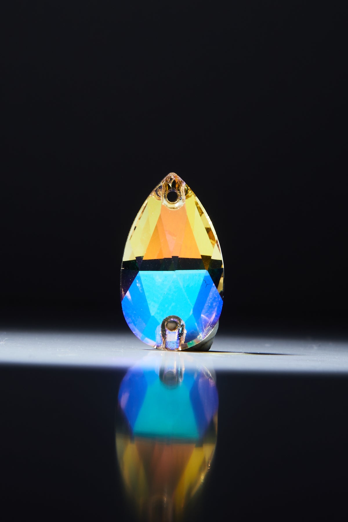 Silk White Teardrop