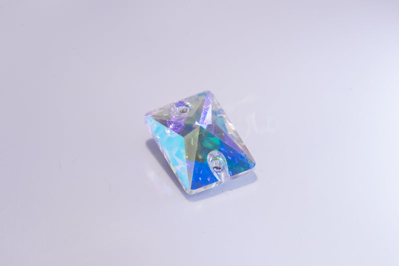 Crystal AB Fat Rectangle - PRE ORDER