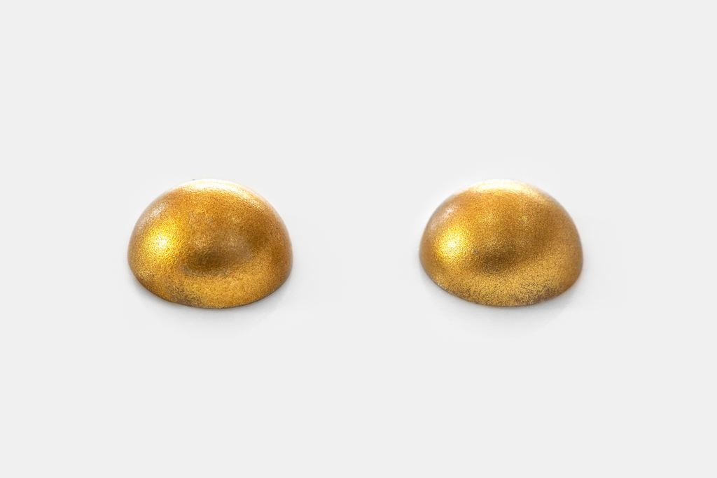 Metallic Gold Half Round Pearls - PRE ORDER