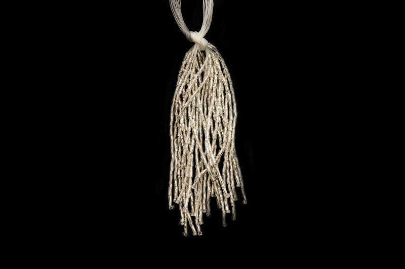 Silver Bugle Beads