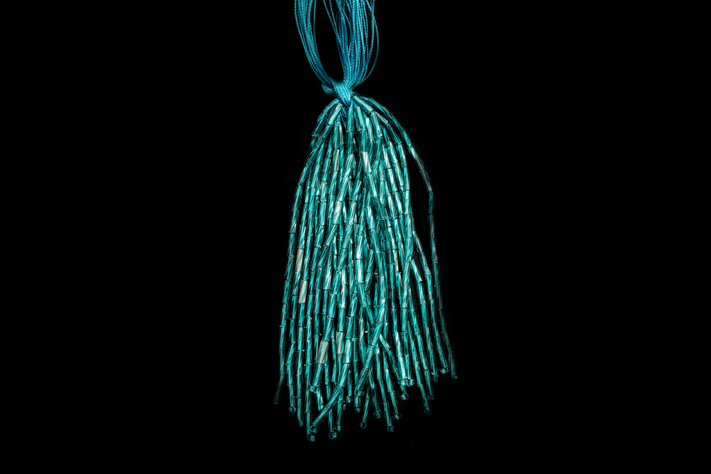 Blue Zircon Bugle Beads