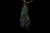 Ocean Blue Bugle Beads