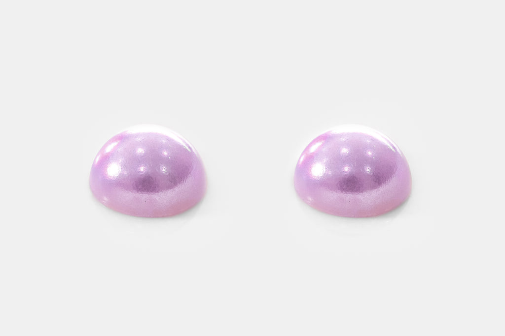Lilac Half Round Pearls - PRE ORDER