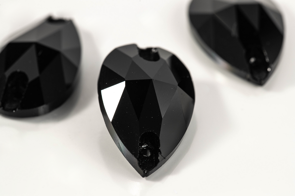 Jet Black Teardrop