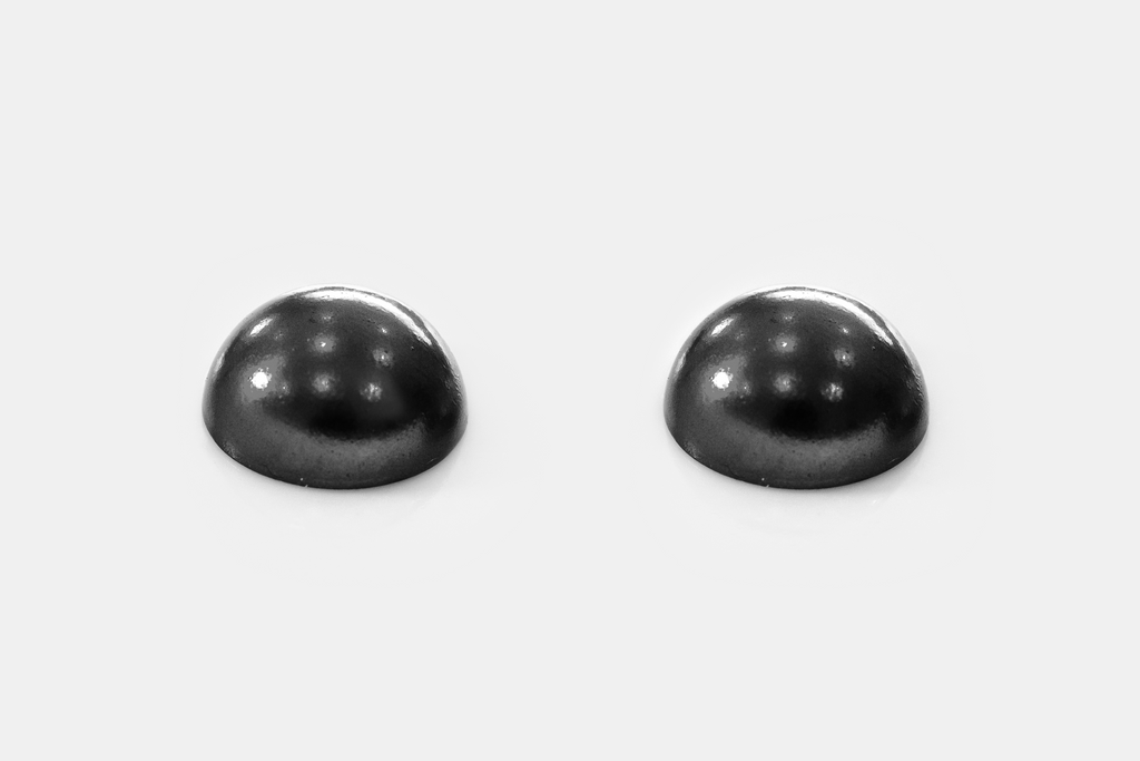 Black Half Round Pearls